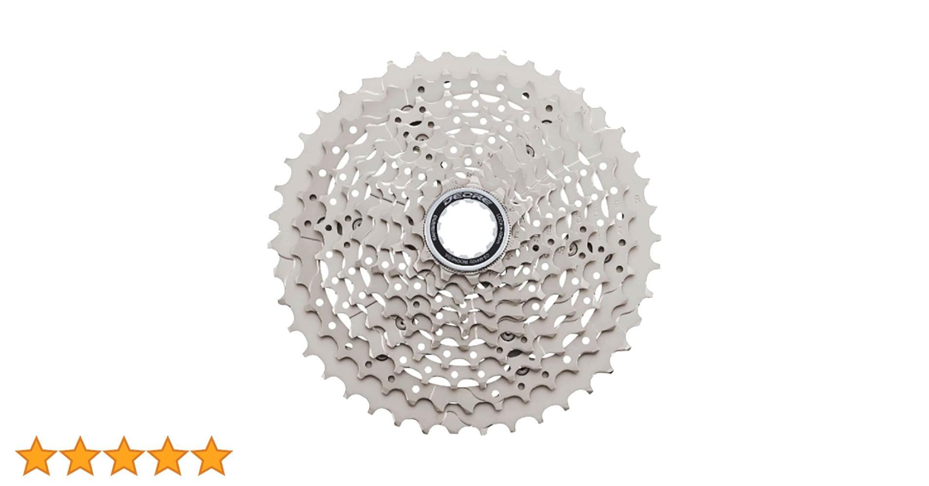 SHIMANO CS-M4100 カセットスプロケット 10速 11-46T Amazon | シマノ Deore CS-M4100-10 カセット 10速 11-46T シルバー